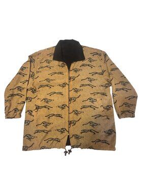 Jungle Jackets Reversable Leopard Print Jacket Women Plus Size 4 Evening Casual